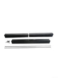 Adjustable Fireplace Rod Kit, 30 to 48 Inch Black S513049