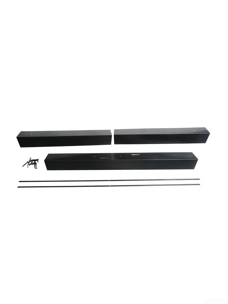 Adjustable Fireplace Rod Kit, 30 to 48 Inch Black S513049
