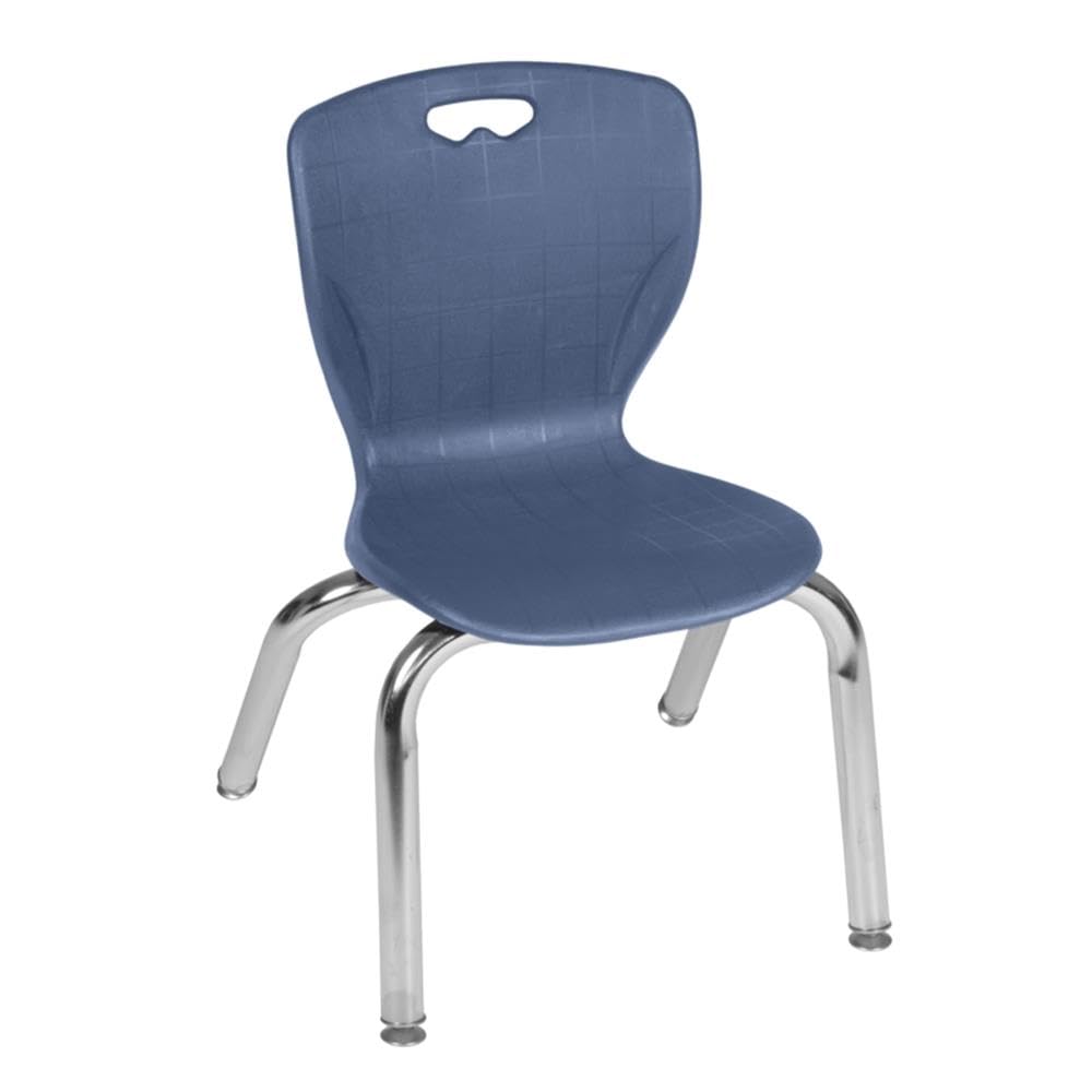 42" Round Mobile Table with 4 Stack Chairs Z45858