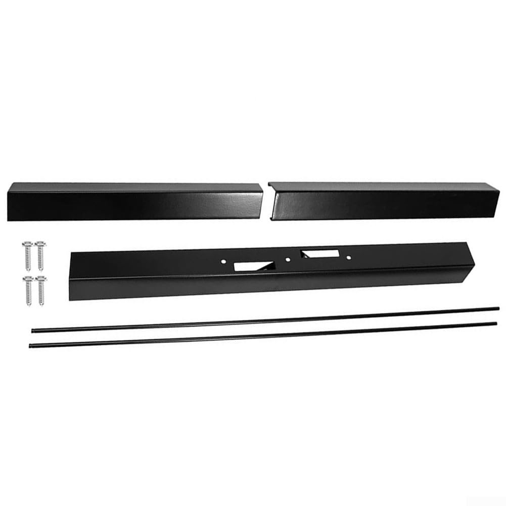 Adjustable Fireplace Rod Kit, 30 to 48 Inch Black S513049