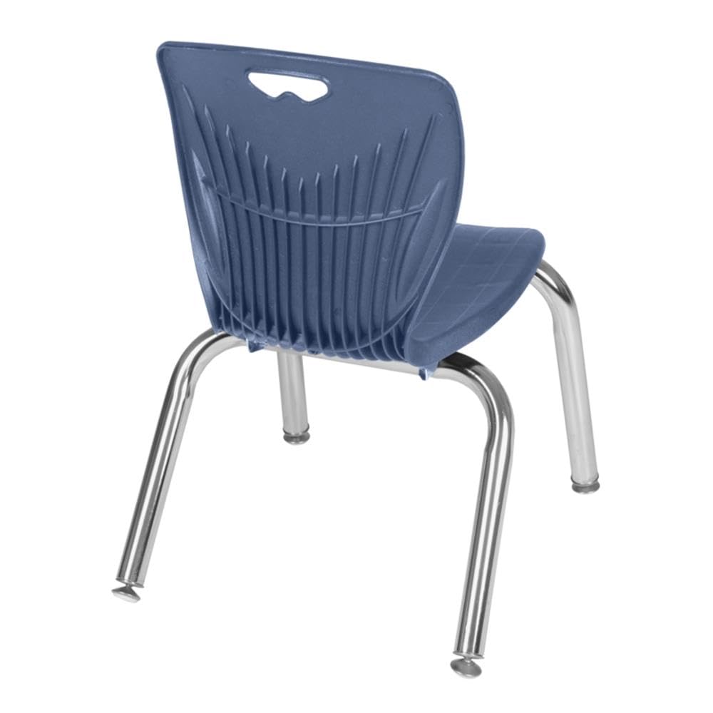 42" Round Mobile Table with 4 Stack Chairs Z45858