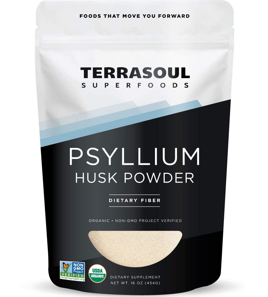 Organic Psyllium Husk Powder, 1 Lb Z428317
