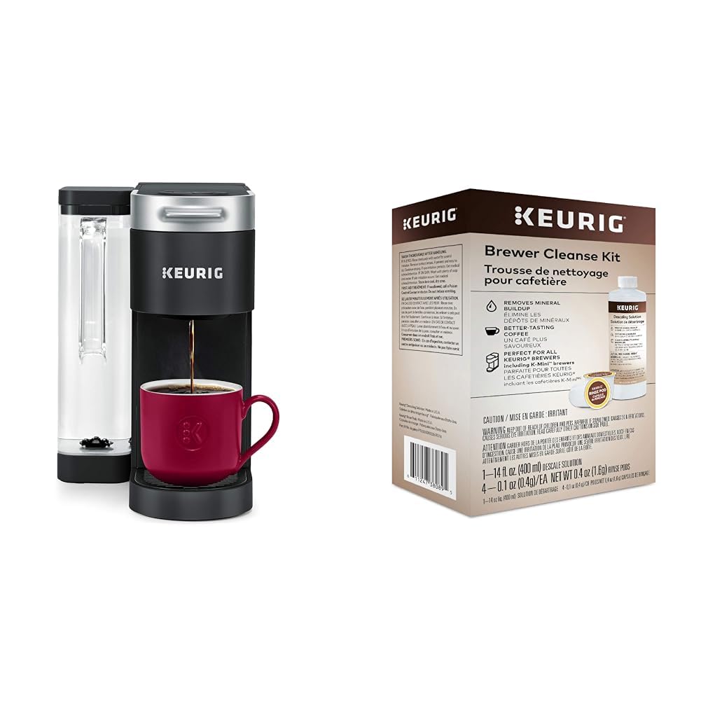 Single Serve K-Cup Pod Coffee Maker & Cleanse Kit U569304