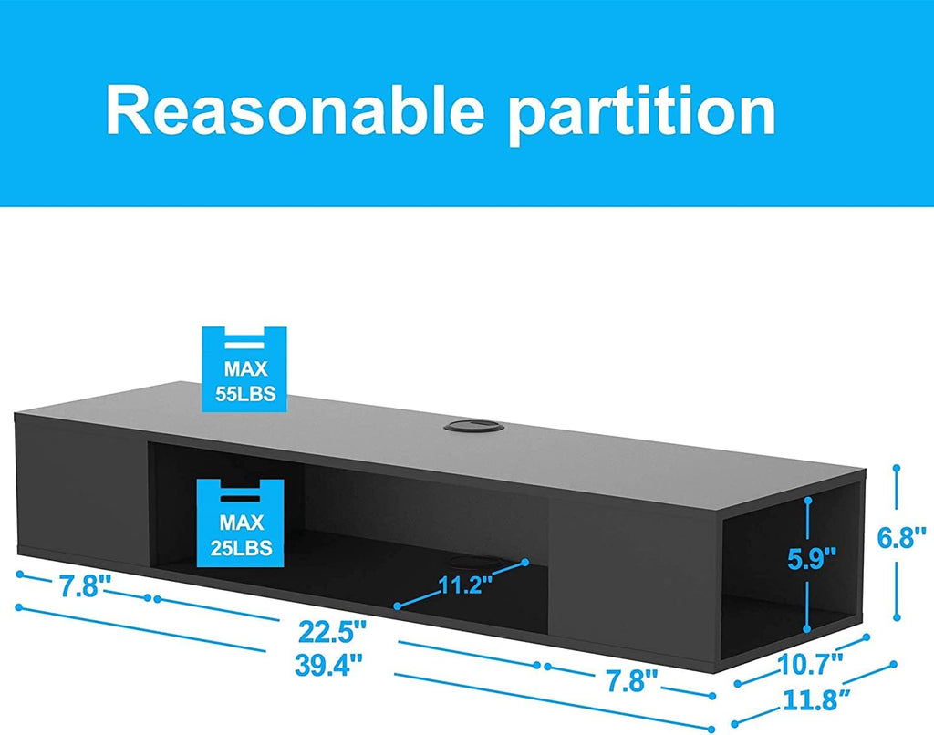 39.4" Floating TV Stand with Storage Z17926
