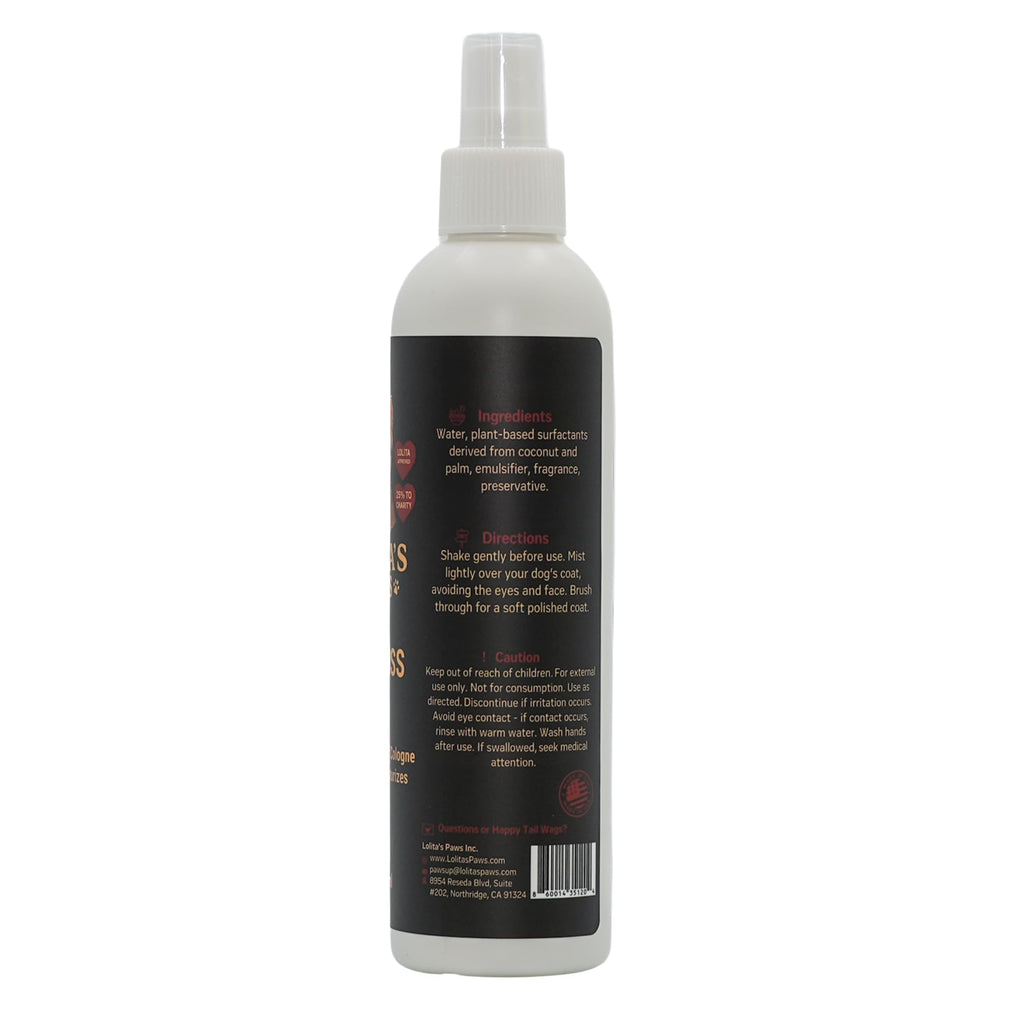 Masculine Dog Cologne Deodorizing Pet Spray 8 oz Q75870