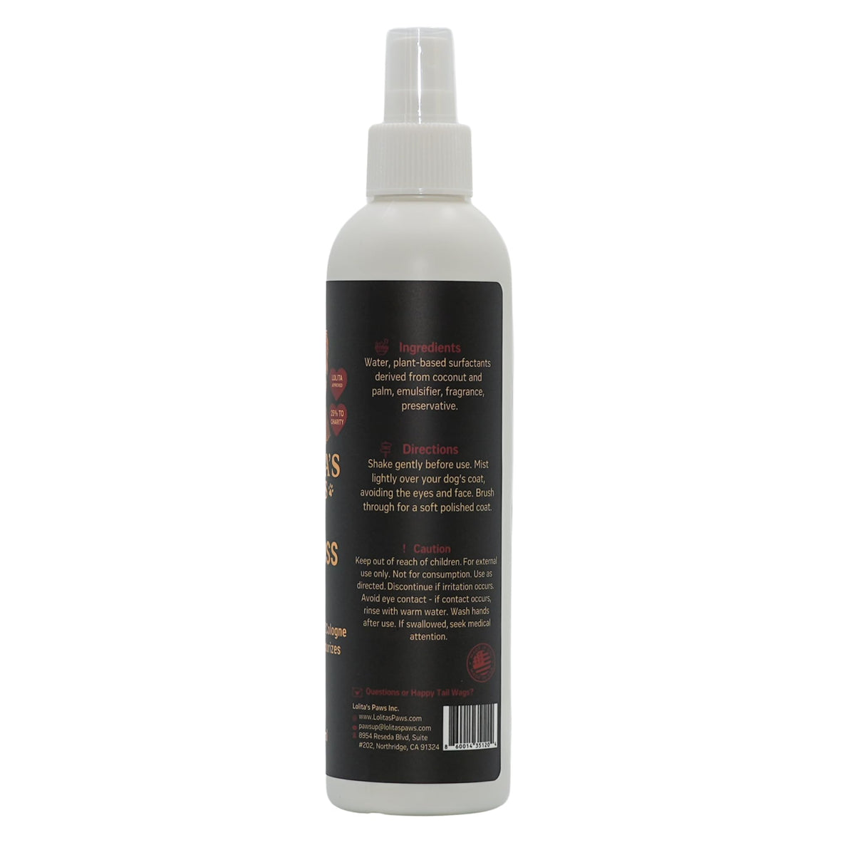 Masculine Dog Cologne Deodorizing Pet Spray 8 oz Q75870