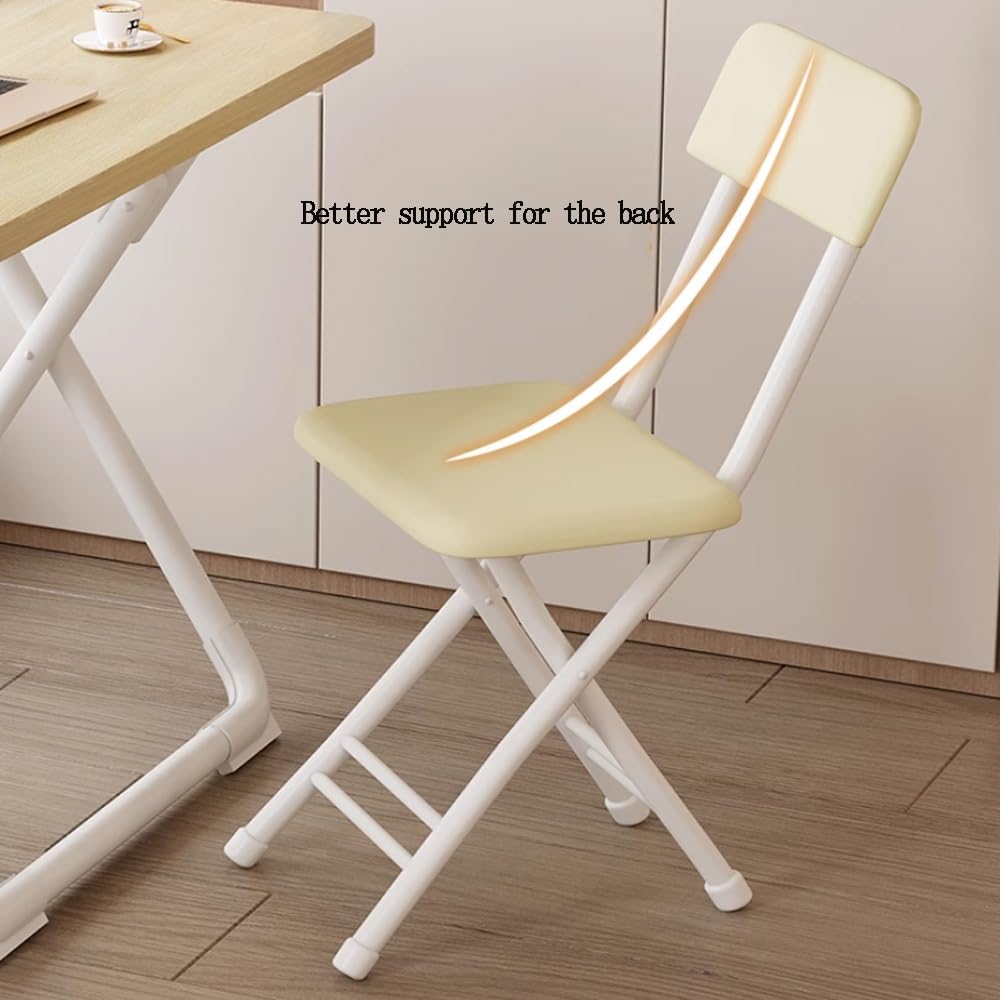 18 Inch Folding Stool with Backrest V636