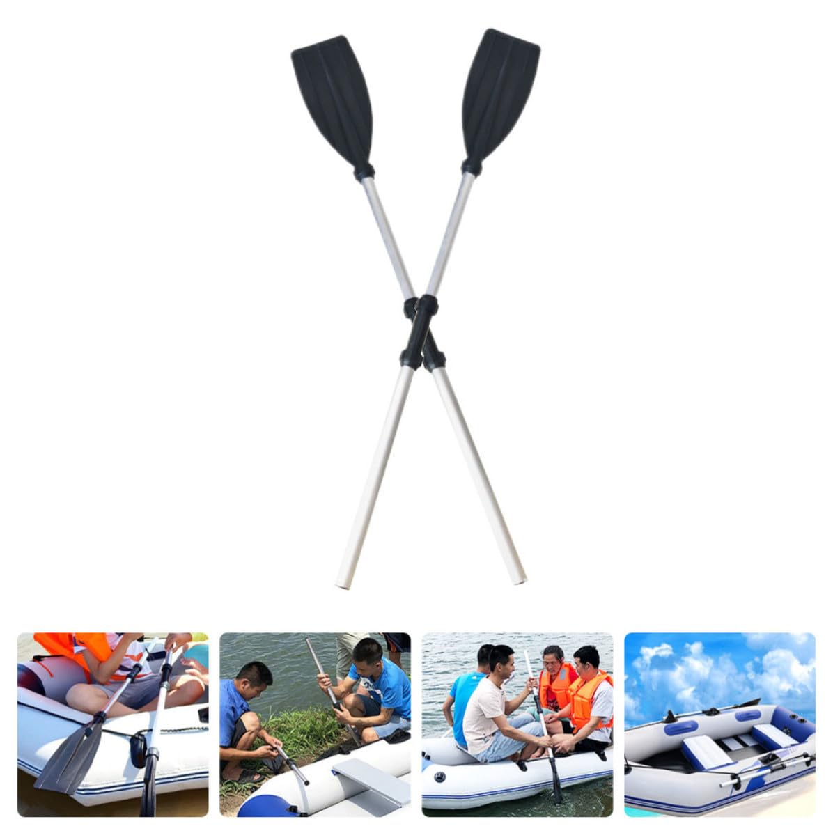 2pcs Aluminum Alloy Kayak Paddles S767076
