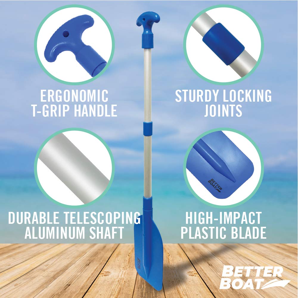 Telescoping Plastic Collapsible Boat Paddle S3609