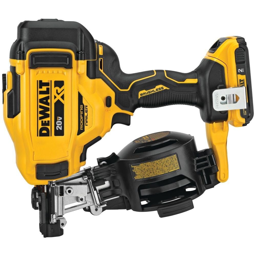 20V MAX Lithium-Ion Cordless Roofing Nailer Kit with Battery Charger and Bag G810