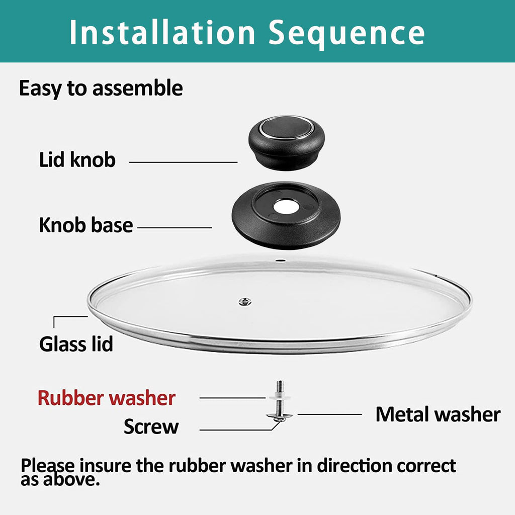 12 Inch Tempered Glass Pan Lid B995