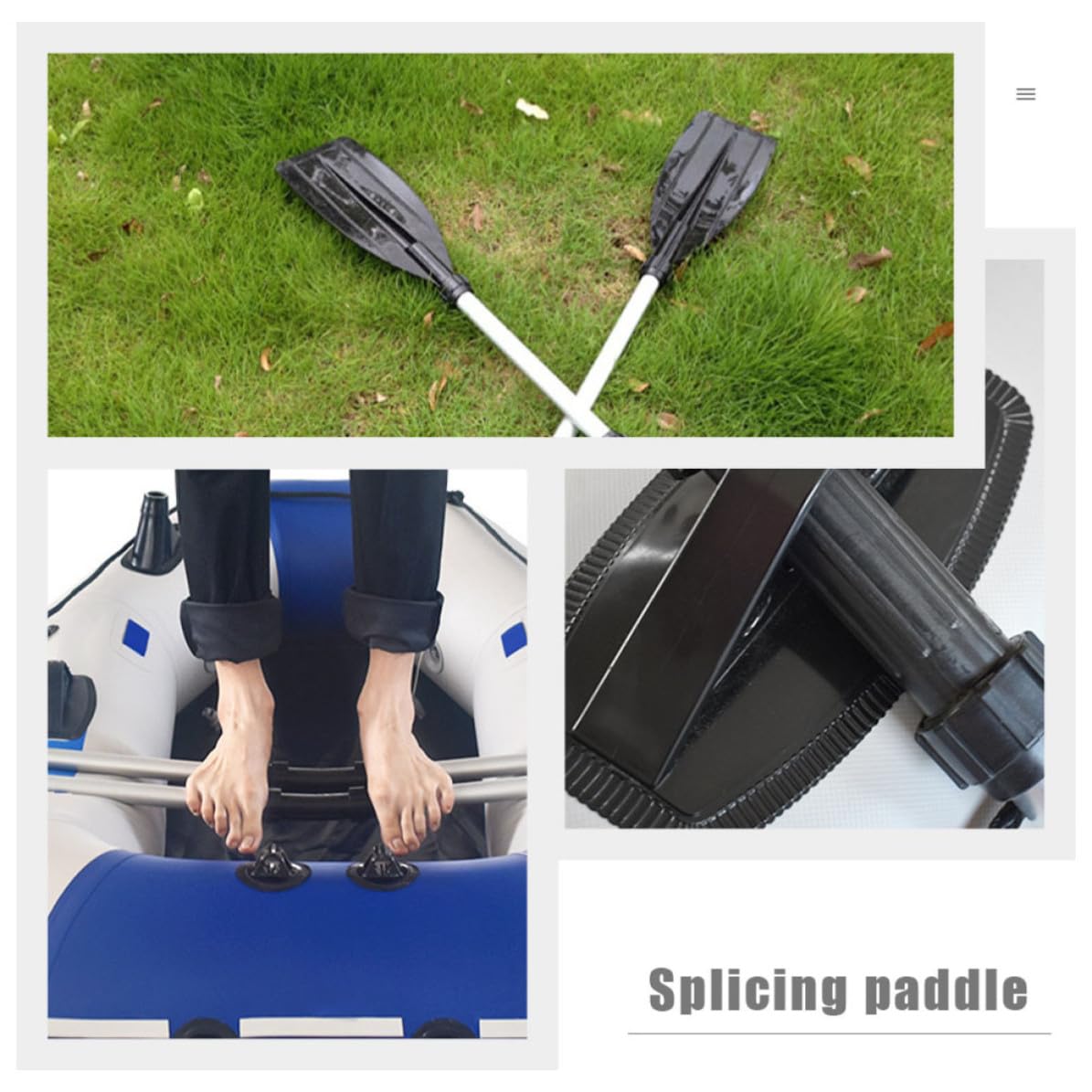 2pcs Aluminum Alloy Kayak Paddles S767076