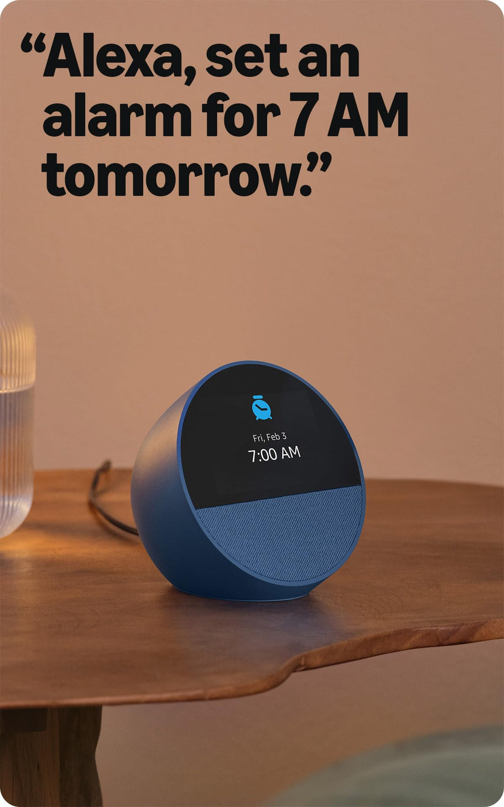 Smart Alarm Clock Black U835308