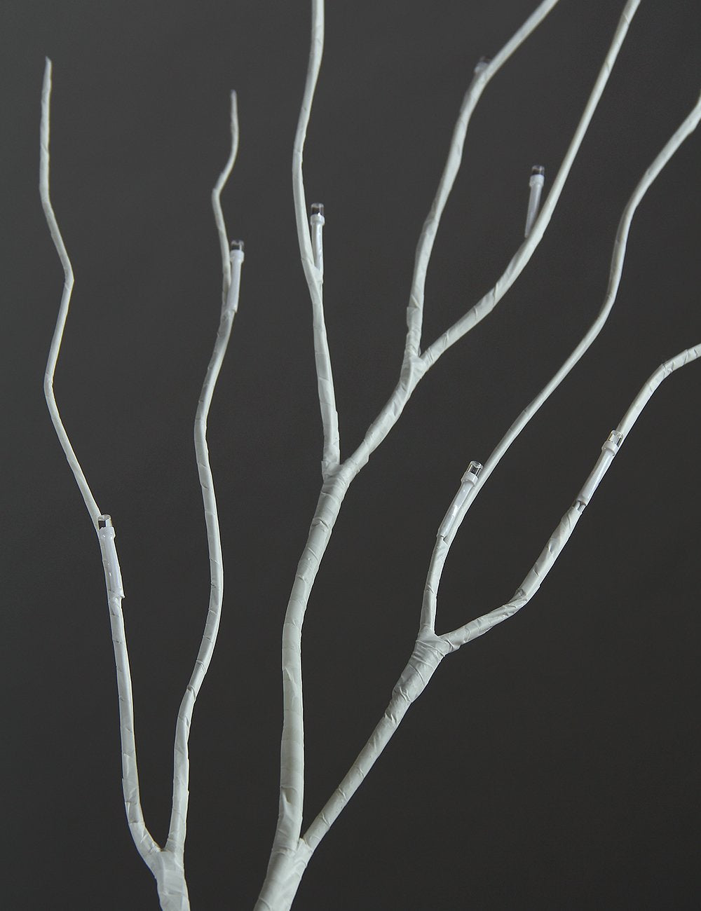 8FT 132 LED Lighted Birch Tree Warm White M16205
