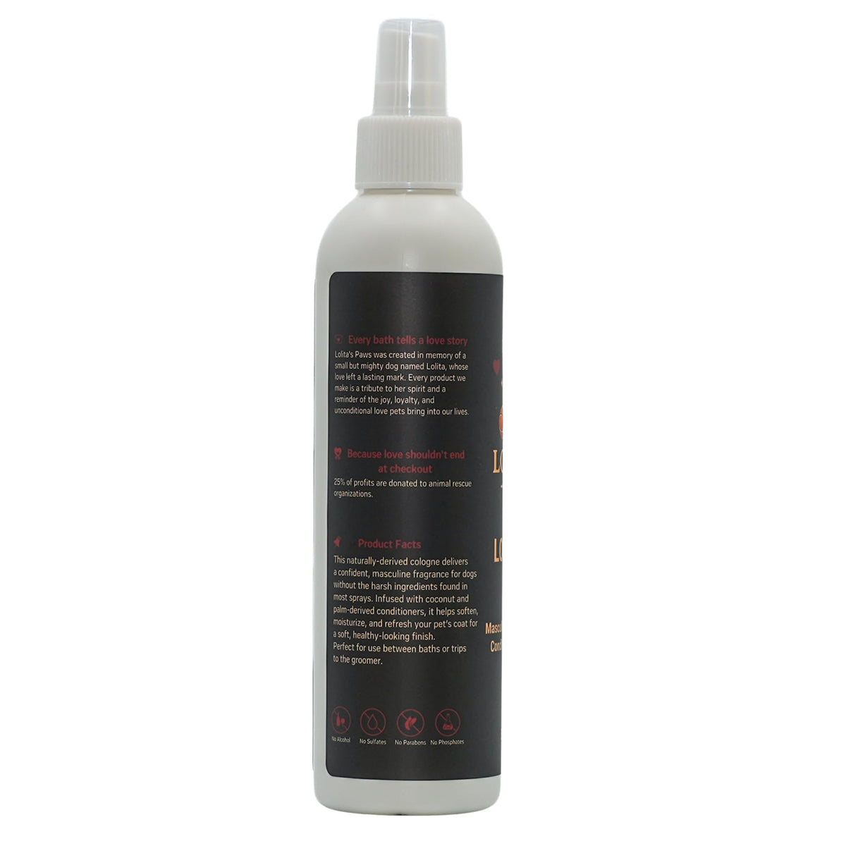 Masculine Dog Cologne Deodorizing Pet Spray 8 oz Q75870