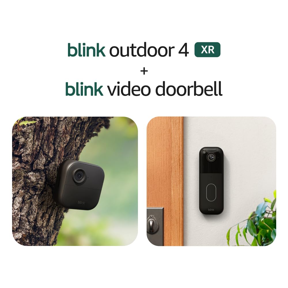 Wireless Video Doorbell + Outdoor Camera with Sync Module W34179