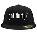 Flat Bill Fitted Hat U829