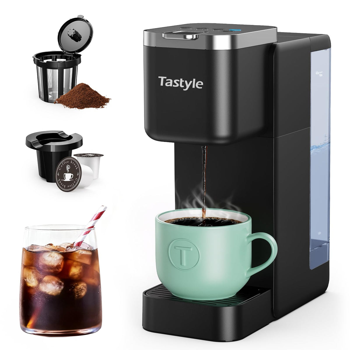 Single Serve Coffee Maker with 3 Brew Styles R2939