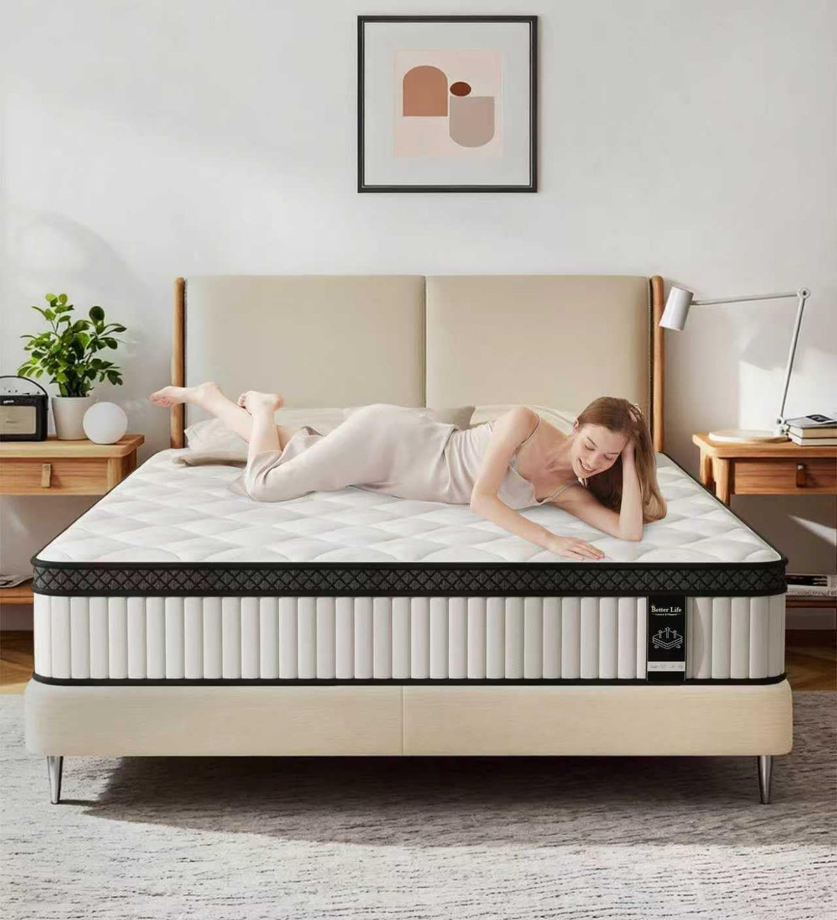 12 Inch Full Size Hybrid Mattress in a Box S99048
