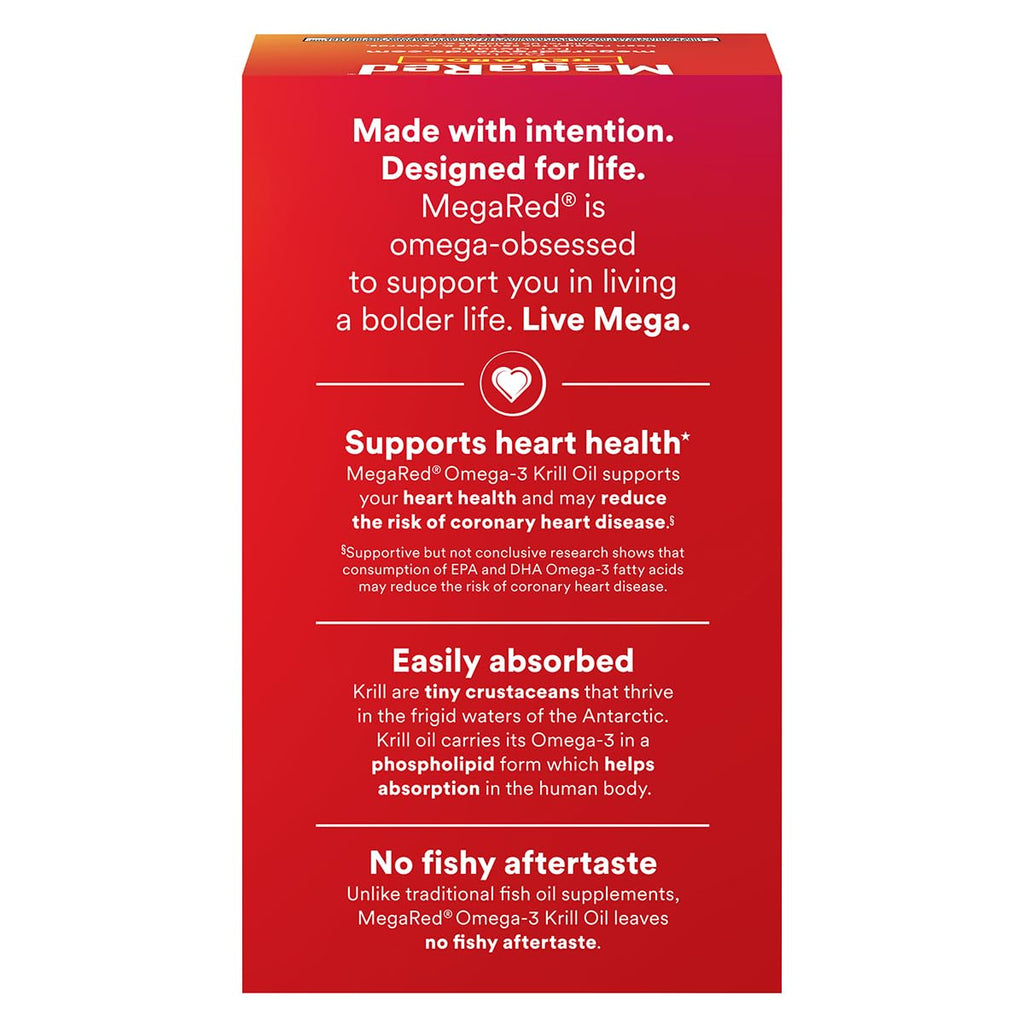 500mg Omega-3 Krill Oil Softgels 80 Count 2 Pack B933