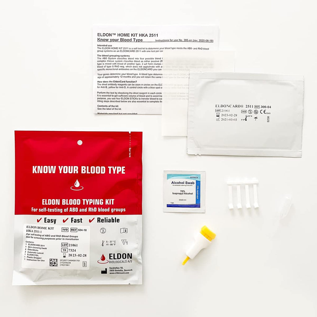 Home Blood Typing Kit D66603