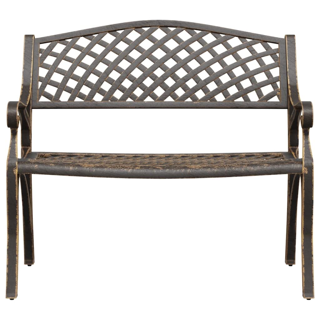 Cast Aluminum and Cast Iron Garden Bench C2874