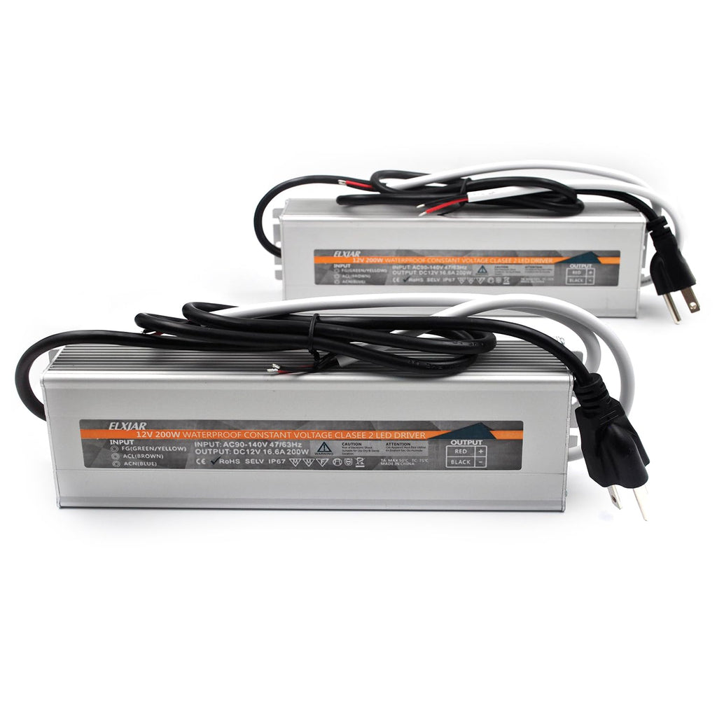 200W 12V IP67 LED Power Supply Driver F624
