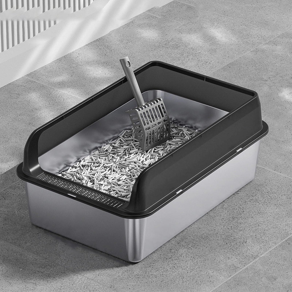 Stainless Steel Litter Box with Lid Z1957