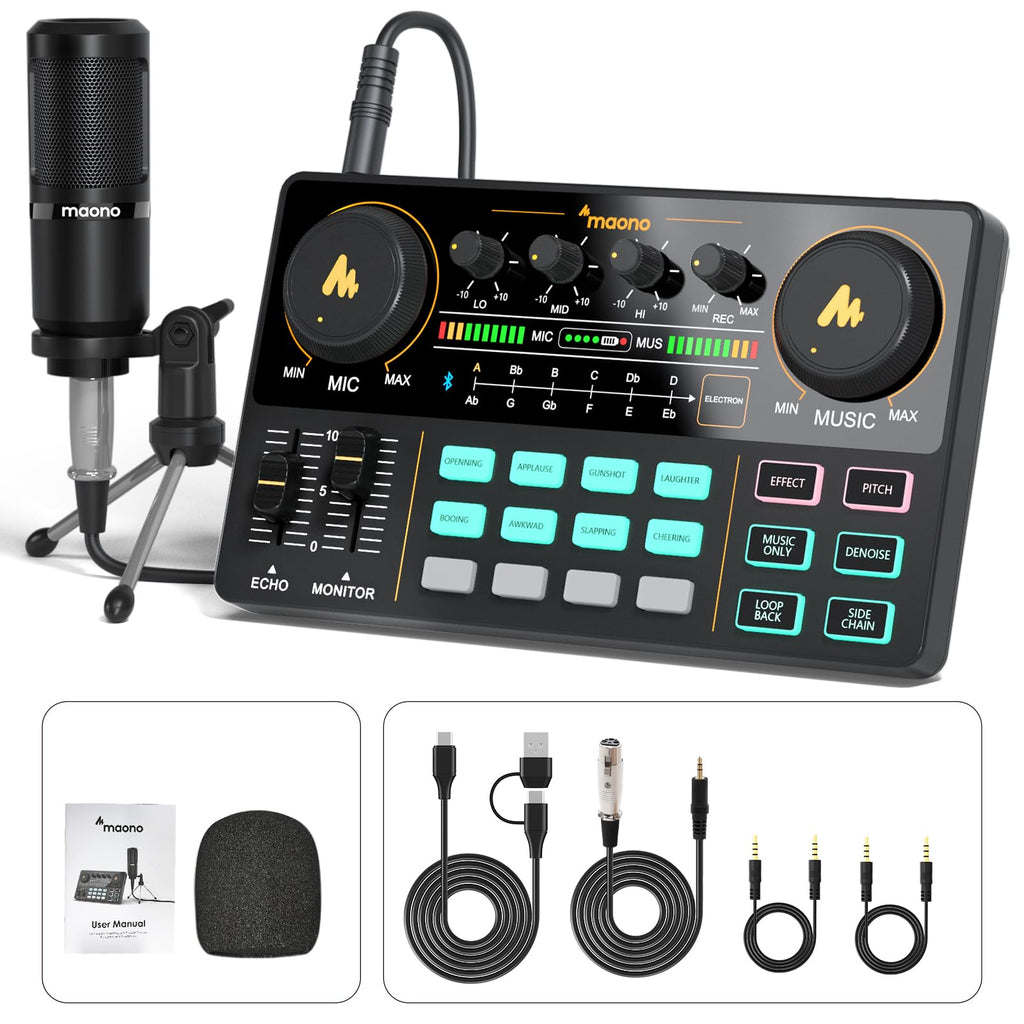 Podcast Equipment Bundle with Audio Mixer G27498