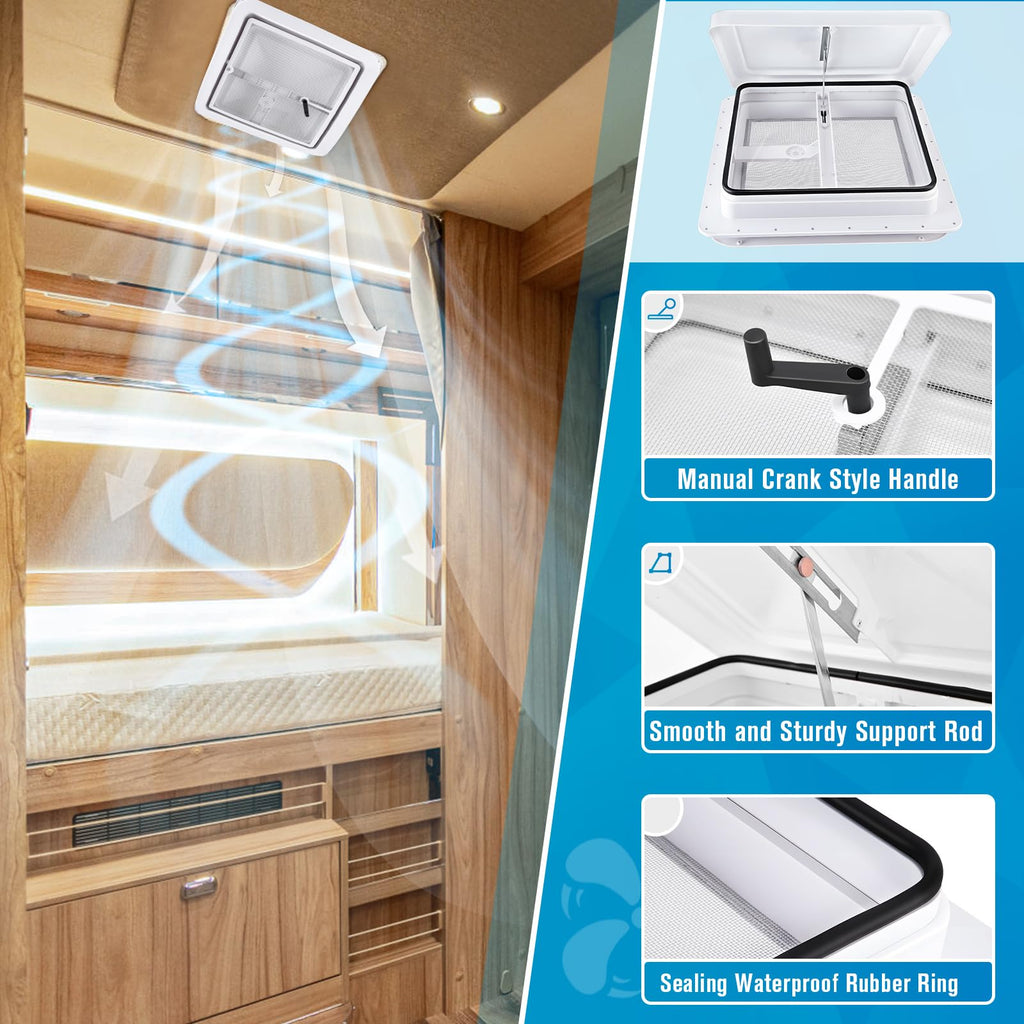 14x14 RV Roof Vent H563963