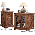 End Table Set 2 with Charger X468