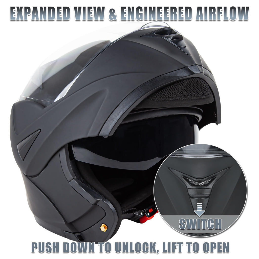 Small DOT Approved Flip Up Full Helmet X4226