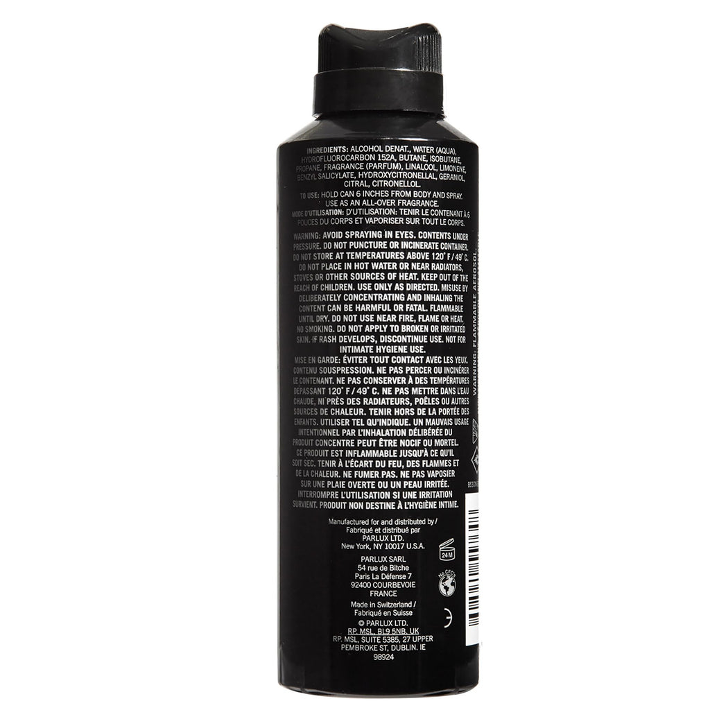 Black All Over Body Spray 6.0 Fl. Oz S46733