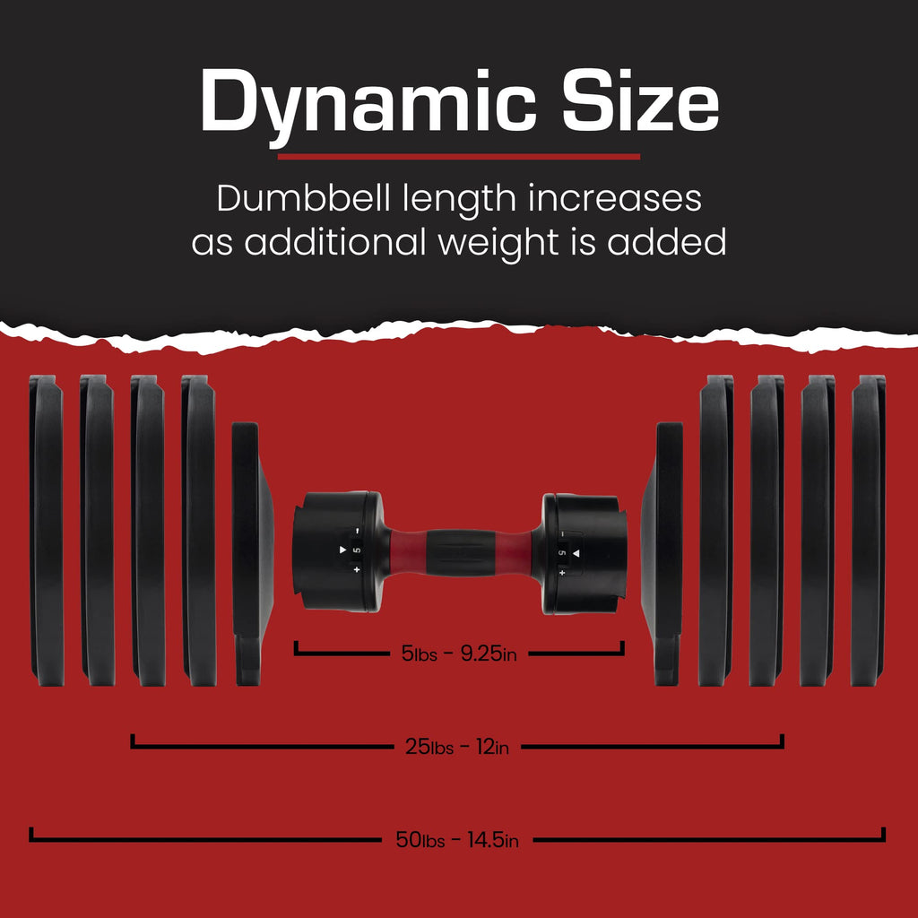 Adjustable Dumbbell Weight Set Y215179