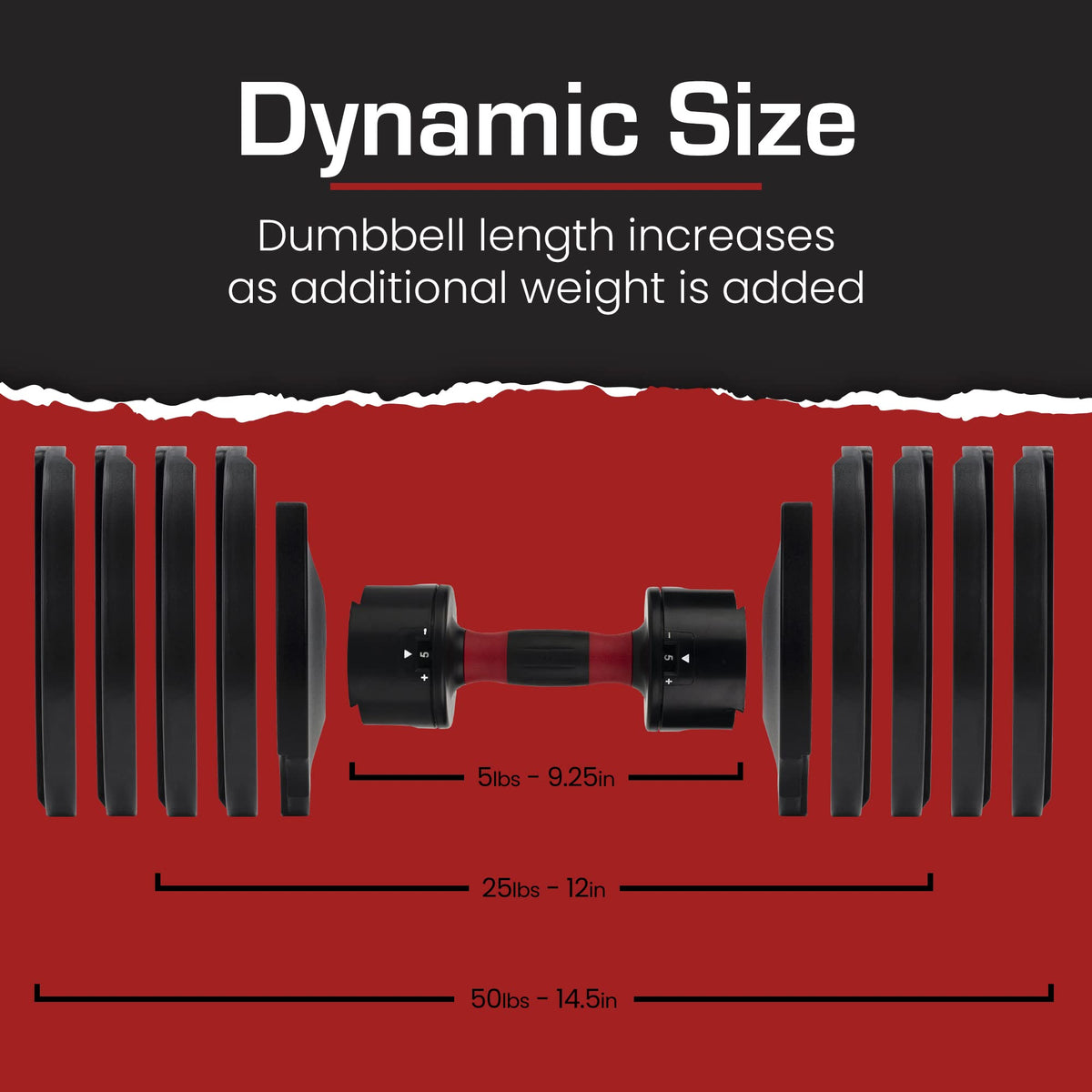 Adjustable Dumbbell Weight Set Y215179