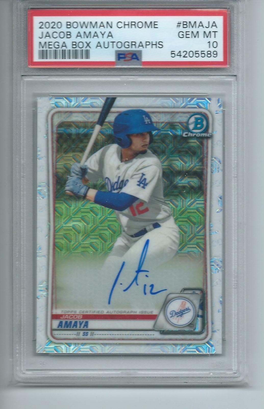 Baseball Slabbed Autographed Cards H491