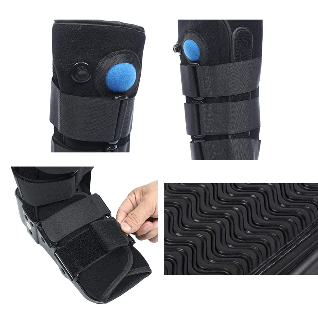 Pneumatic Walking Boot with Air Pump Gray M B142
