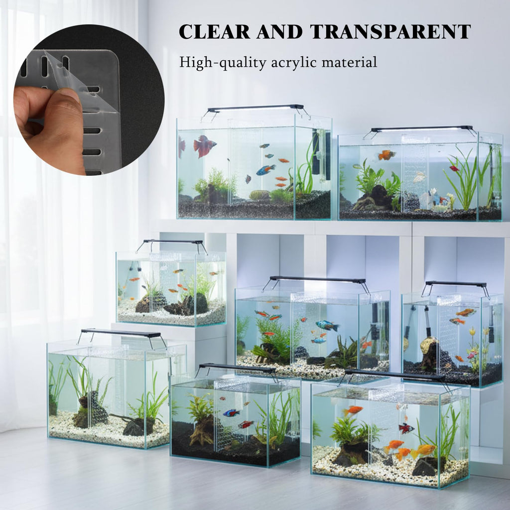 Acrylic Aquarium Divider with Suction Cups Q21783