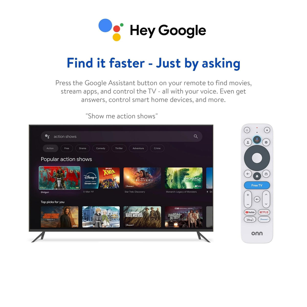 Full HD Streaming Device with Voice Control Remote P68137