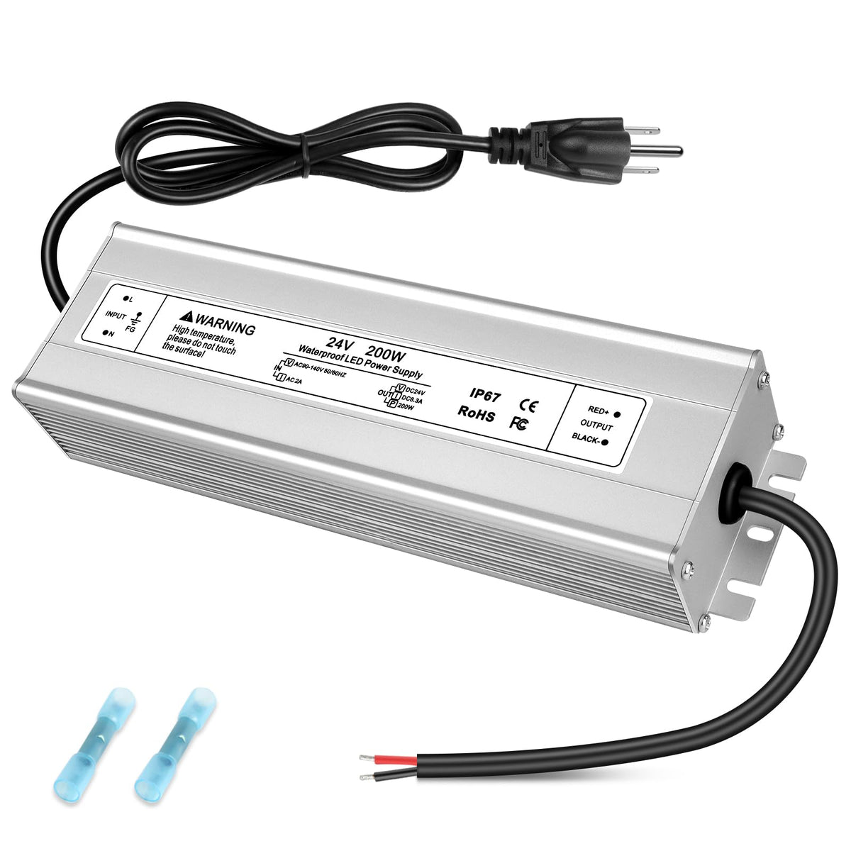 24V 200W IP67 Waterproof LED Power Supply H184