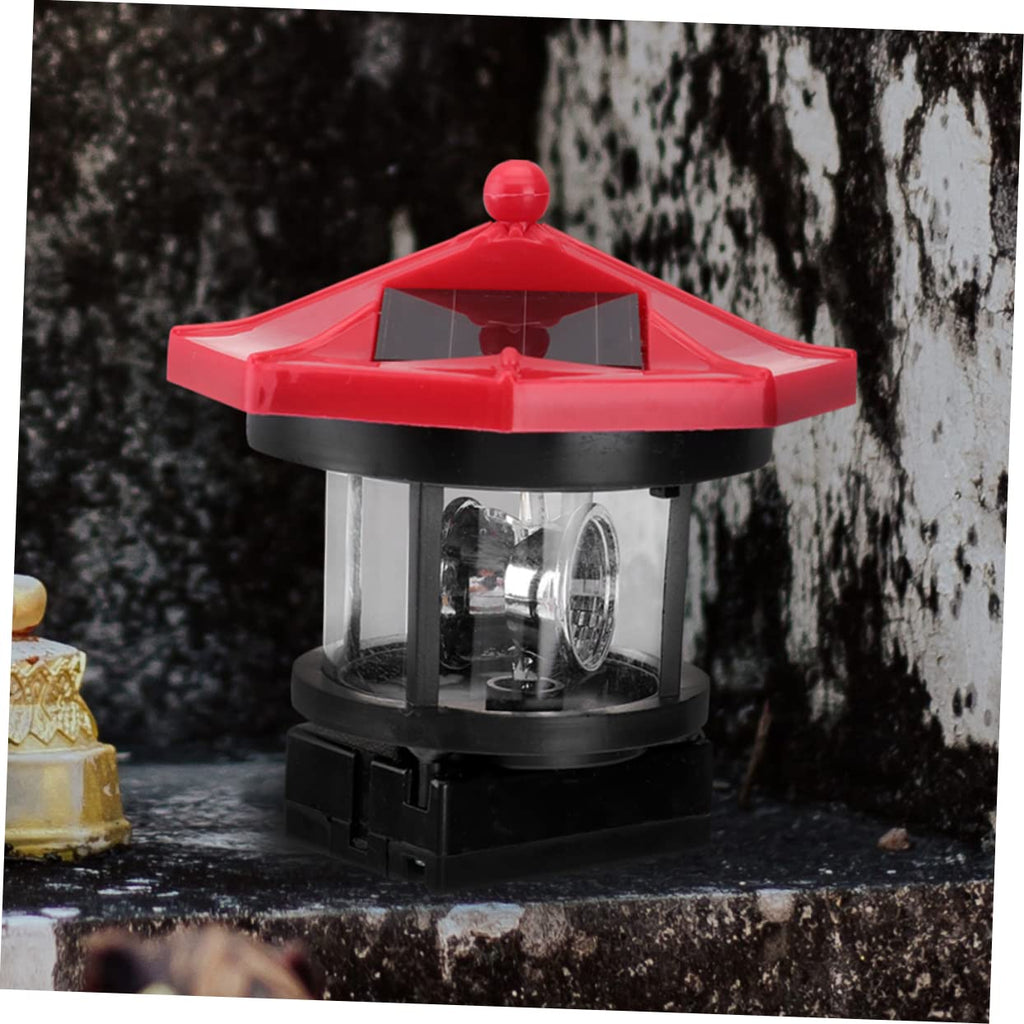 2Pcs Solar Powered Lighthouse Outdoor Garden Light Q1610