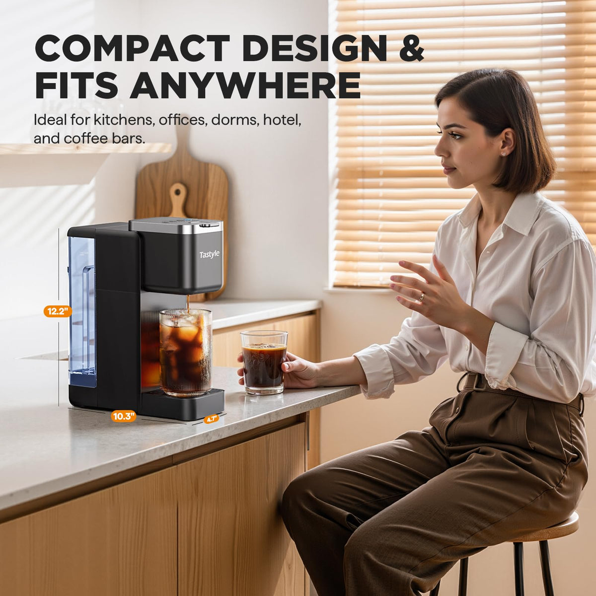 Single Serve Coffee Maker with 3 Brew Styles R2939