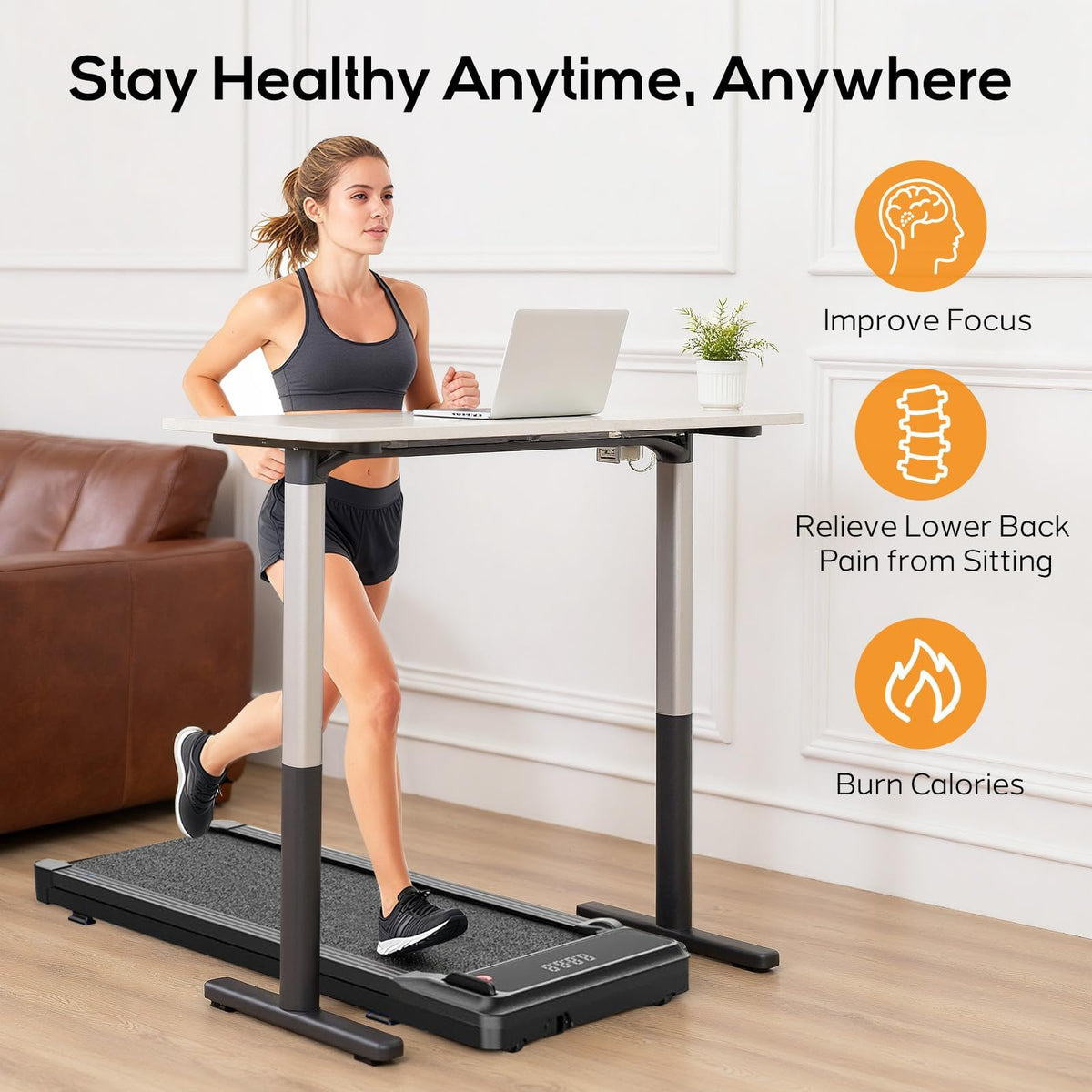 Portable Compact Electric Walking Treadmill V5293