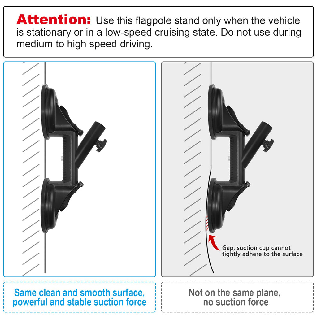 Suction Cup Flag Pole Mount I94567