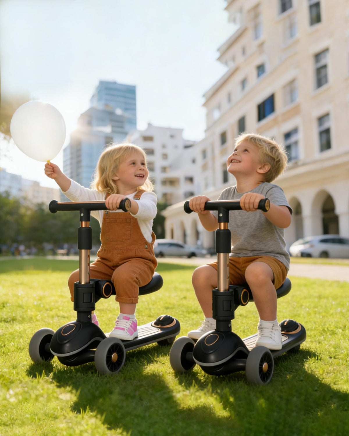 2-in-1 Toddler Scooter with Seat G30544