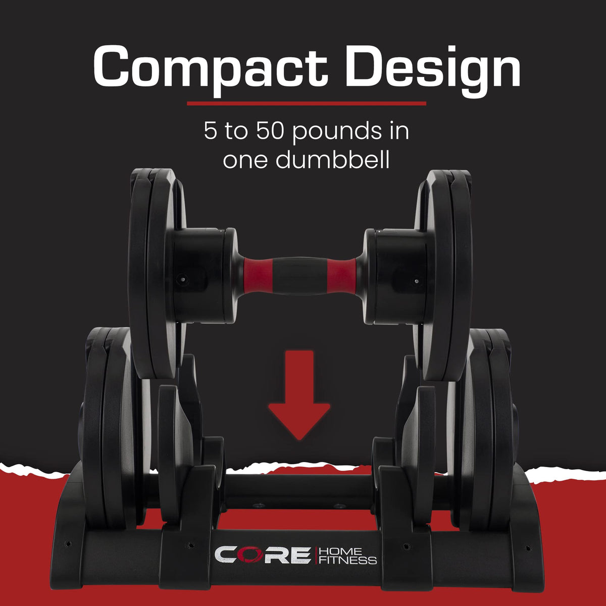 Adjustable Dumbbell Weight Set Y215179