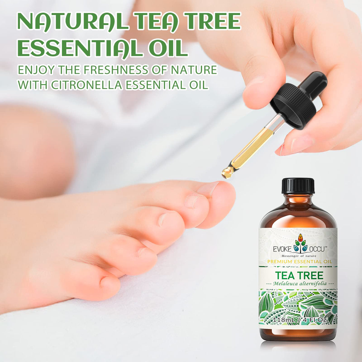 Rosemary Tea Tree Lavender Peppermint Cinnamon Essential Oil 4 FL Oz S33442