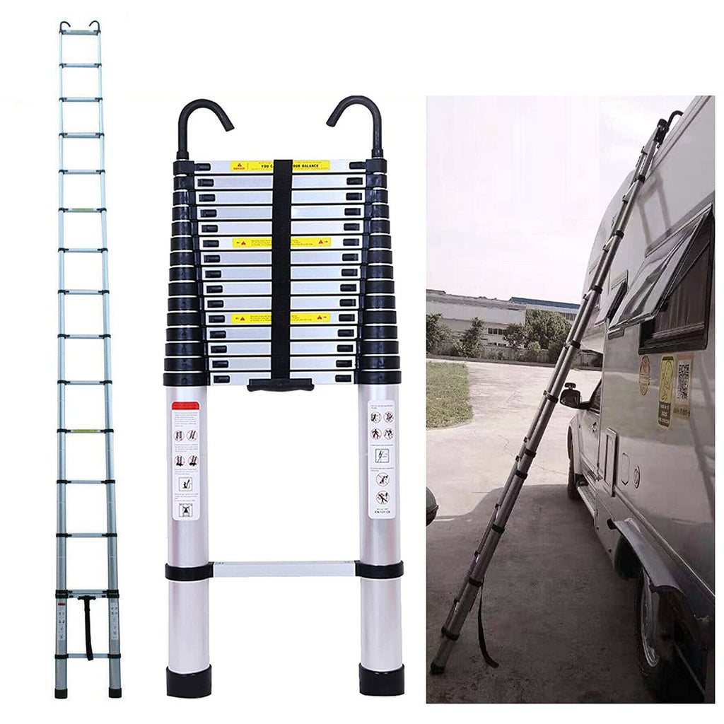 Telescoping Extension Ladder 20.34FT 330 Pound Capacity B982
