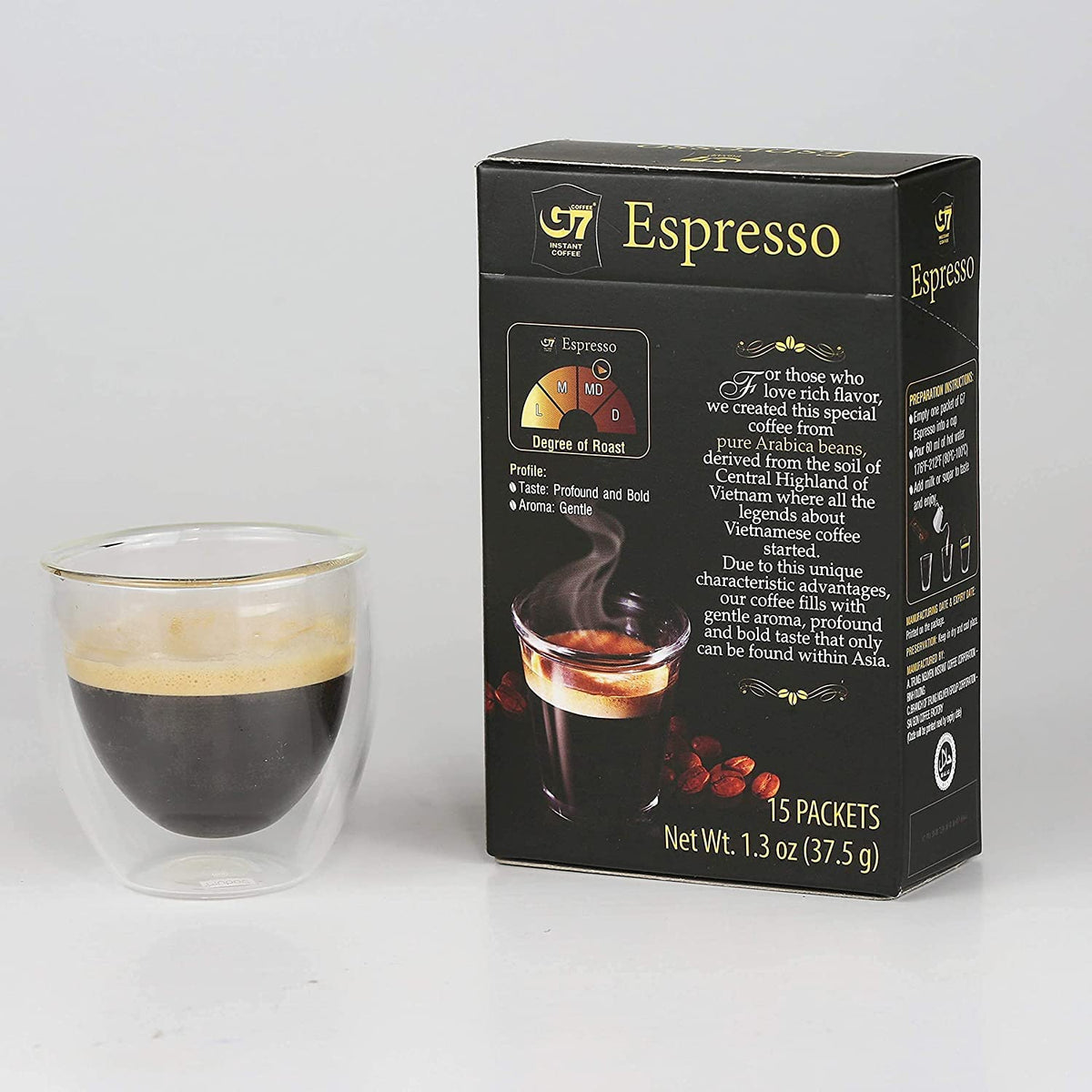 Instant Arabica Coffee 15 Packets 4-Pack X44983
