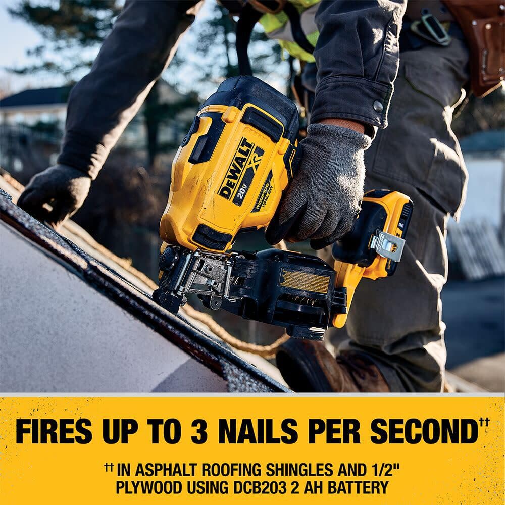 20V MAX Lithium-Ion Cordless Roofing Nailer Kit with Battery Charger and Bag G810
